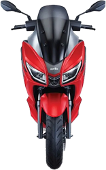Red motorcycle